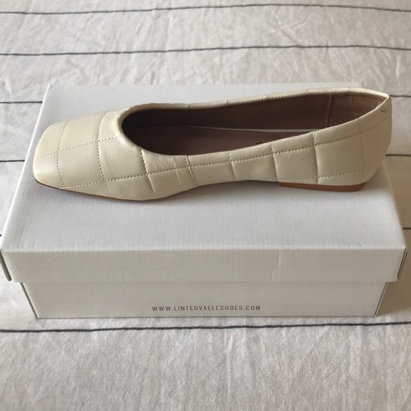 Quilted square-toe ballet flats - L’intervalle - Picture 2 of 5